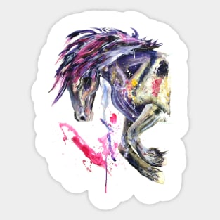 run horse Sticker